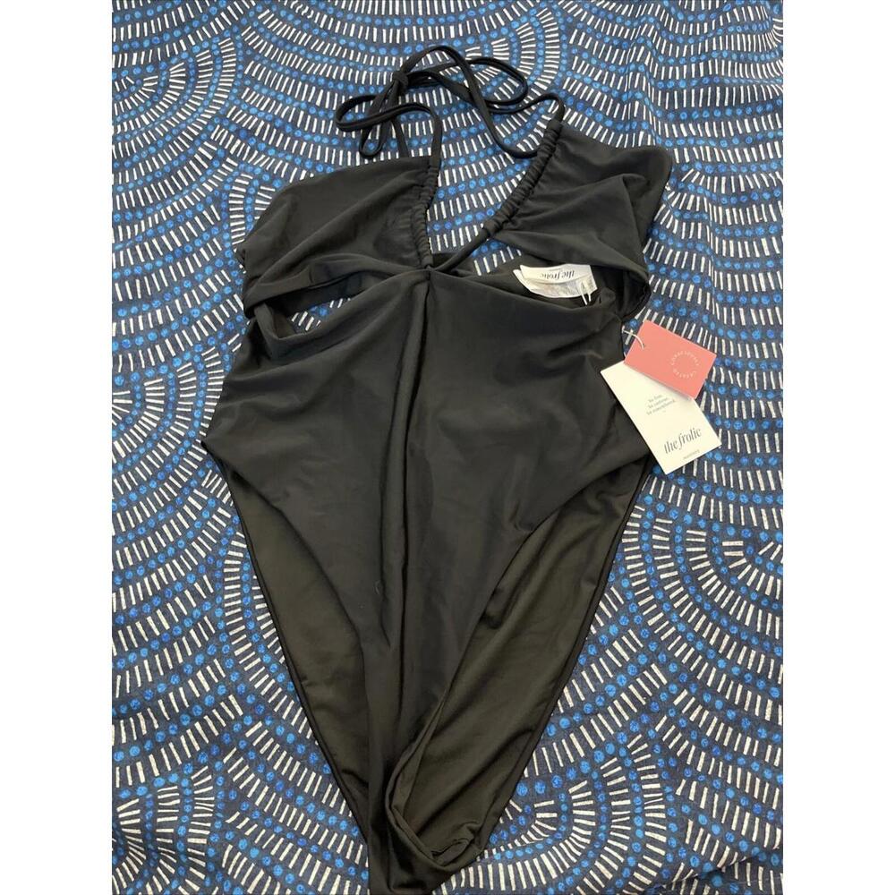 The Frolic Maternity Sunny Bikini Top Black Size 8‎ NWT H08